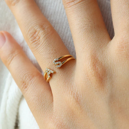 Custom Personalized Letters Ring    Your Signature, Your Style